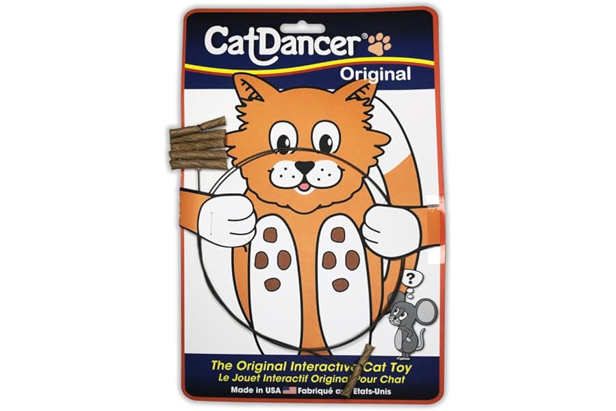 Cat Dancer Products 101 Interactive Cat Toy, Brown