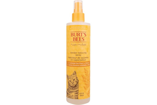 Burt's Bees for Pets Cat Dander Spray with Colloidal Oat Flour and Honey, 99.3% Natural Origin Formulas, Cat Dander Remedy, Cat Spray for Allergy Relief, Cat Dander Spray, 10oz