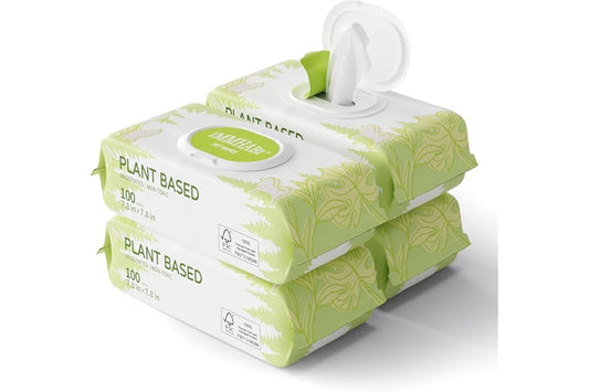 400 Unscented Dog Wipes for Paws and Butt Plant Based Hypoallergenic Pets Cleansing & Deodorizing Anal Gland Hygienic Puppy Wipes for Dogs Face and Body Cat Wipes Cleaning Fur Doggie Wipes Doggy Wipes