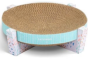 Catstages Scratch, Snuggle & Rest Corrugated Cat Scratcher With Catnip